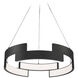Trap LED 20 inch Black Pendant Ceiling Light, dweLED