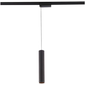 Silo Pendants 1 Light 120 Black/Black Track Head Ceiling Light