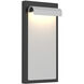 Cap LED 12 inch Graphite Black Outdoor Wall Lighting, WAC Limited