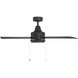 Quade 52 inch Matte Black Downrod Ceiling Fan