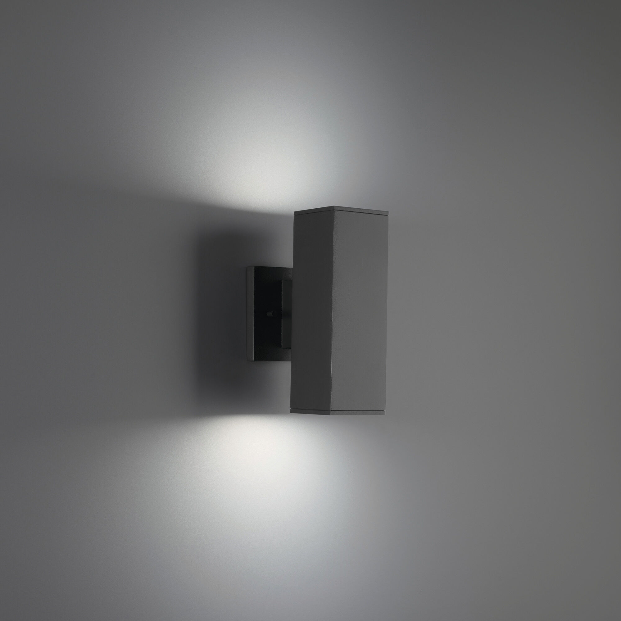 Cubix LED 9.42 inch Black Outdoor Wall Lighting in 3000K, WAC Limited