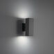 Cubix LED 9.42 inch Black Outdoor Wall Lighting in 3000K, WAC Limited