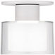 Twist-N-Lite LED 5 inch White Semi-Flush Mount Ceiling Light