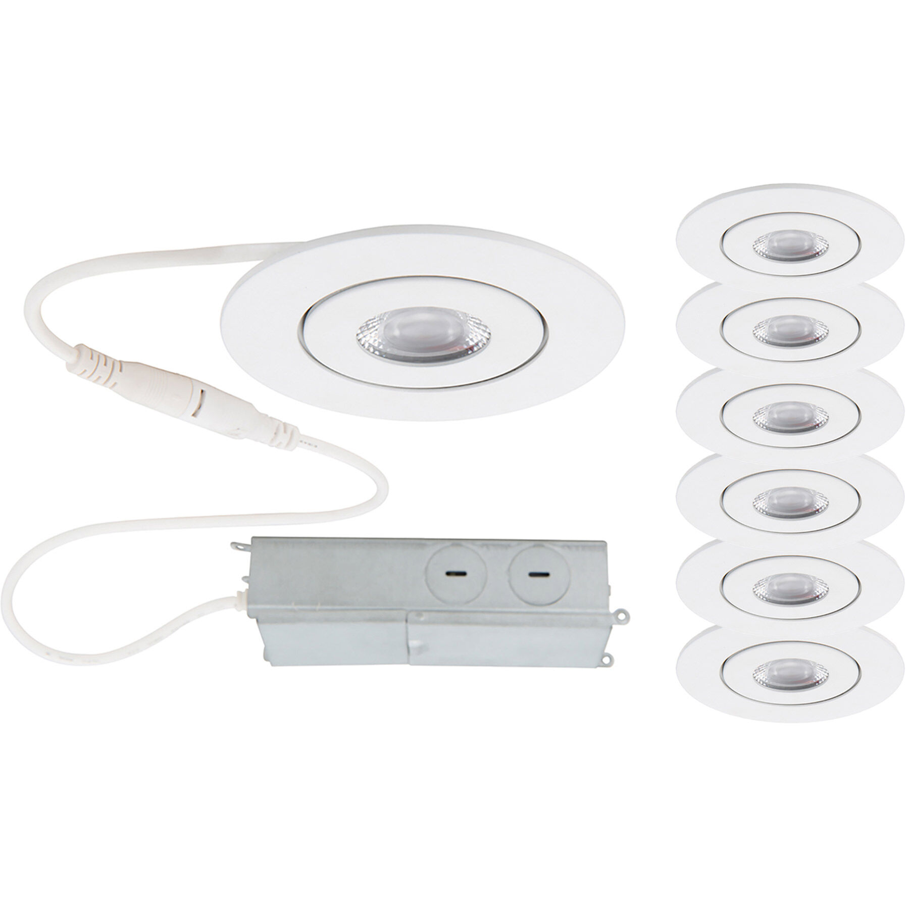 WAC Lighting R2ERAR W930 WT 6 Lotos LED Module White Recessed Lighting in 6