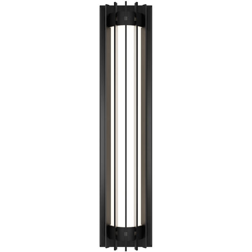 Moline LED 24 inch Black Outdoor Wall Light in 4000K, dweLED