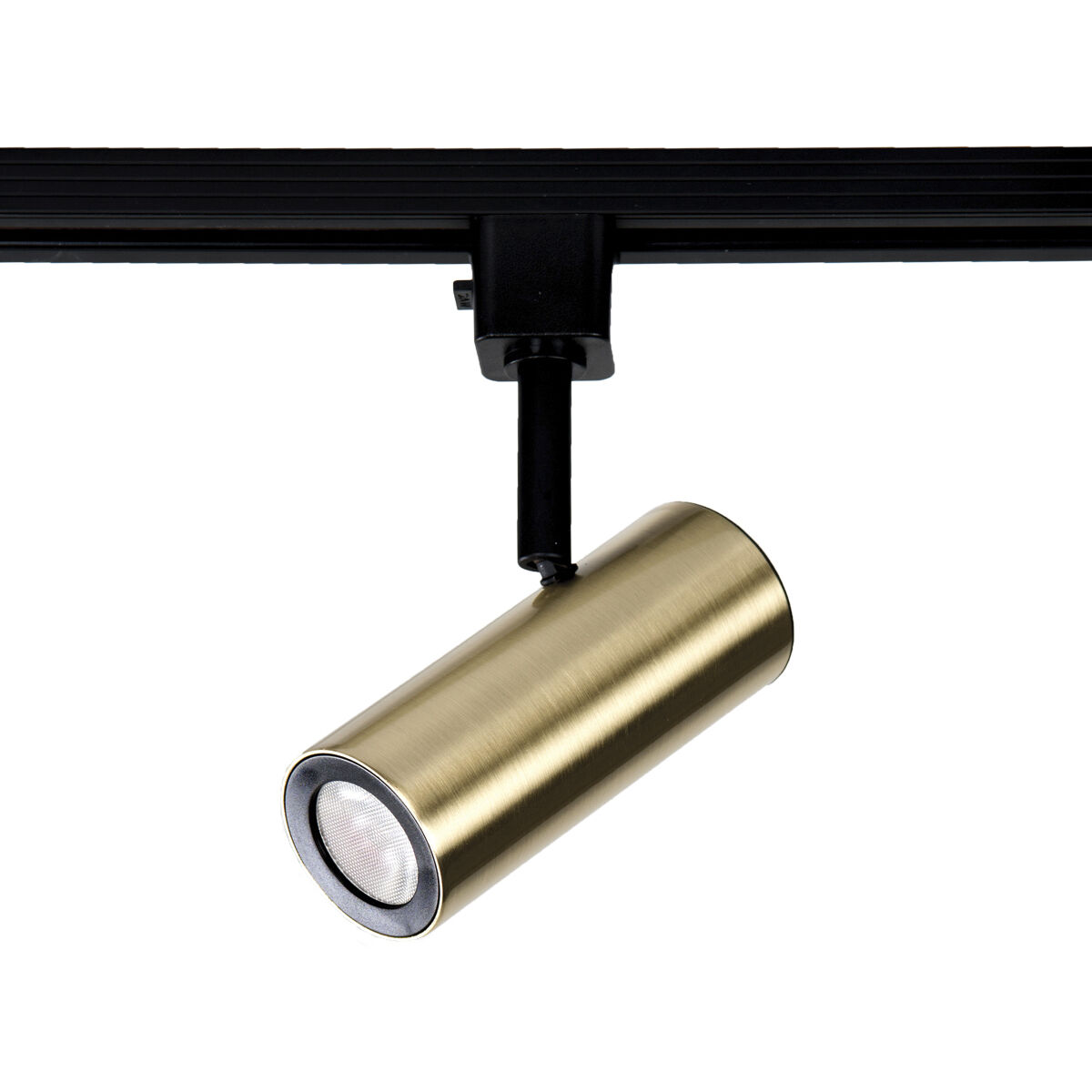 Silo 1 Light 120 Brushed Brass J Track Fixture Ceiling Light