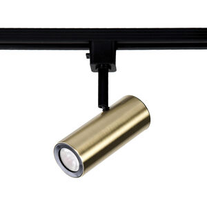 Silo 1 Light 120 Brushed Brass Track Head Ceiling Light in J Track