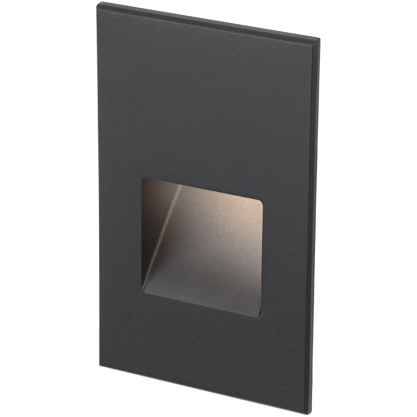 Tyler 120 3.8 watt Black Step and Wall Lighting in 2700K, WAC Lighting