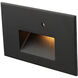 Tyler 120 3.8 watt Black Step and Wall Lighting in 3000K, WAC Lighting