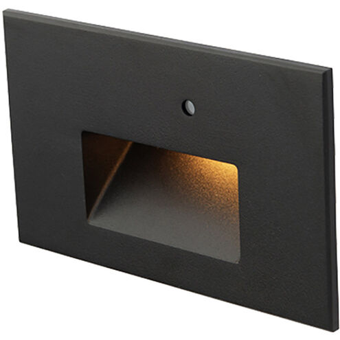 Tyler 120 3.8 watt Black Step and Wall Lighting in 3000K, WAC Lighting
