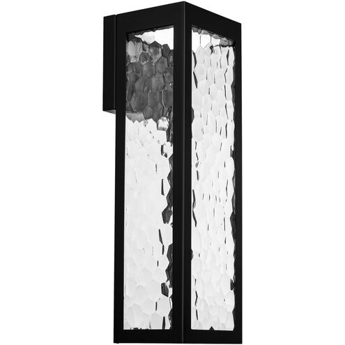 Hawthorne LED 7.63 inch Black Outdoor Wall Light, dweLED