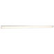 Revel LED 97.94 inch Brushed Aluminum Bath Vanity & Wall Light, dweLED