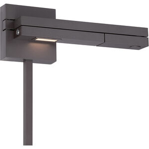 Flip Reading Light Wall Light in Bronze, dweLED