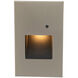 Tyler 120 3.8 watt Brushed Nickel Step and Wall Lighting in 3000K, WAC Lighting
