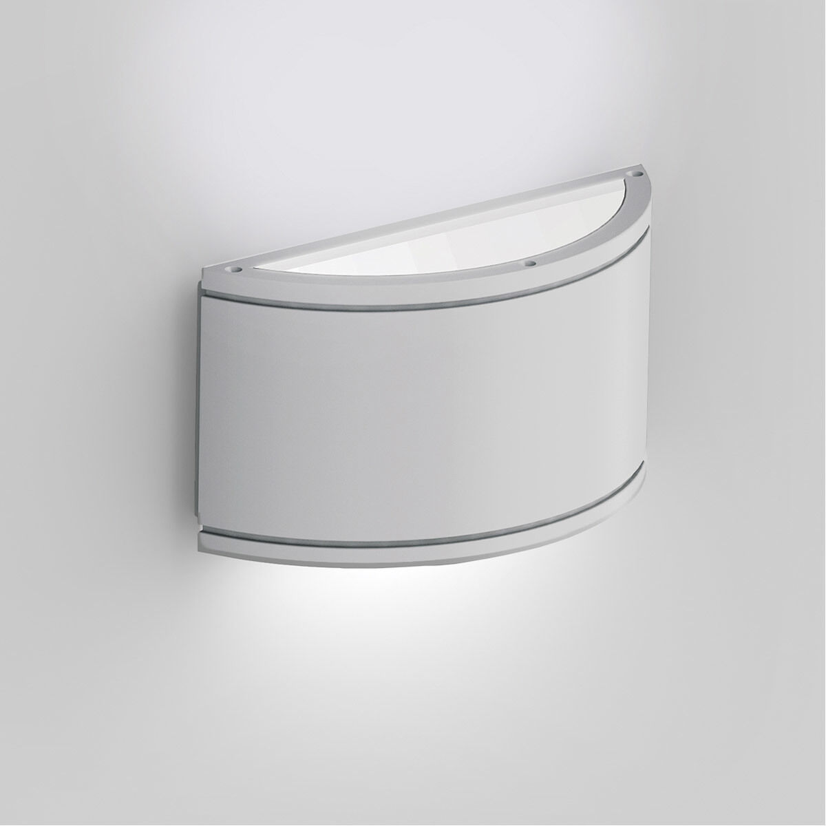 Tube LED 5.38 inch White Outdoor Wall Light