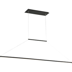EMC2 LED 1 inch Black Pendant Ceiling Light, dweLED