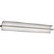 Shard LED 34 inch Brushed Nickel Bath Vanity & Wall Light in 3000K, dweLED
