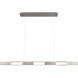 Super Star LED 47 inch Brushed Nickel Linear Pendant Ceiling Light, dweLED