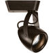 Impulse 1 Light 120 Dark Bronze J Track Fixture Ceiling Light in 3000K