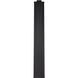 Revels LED 36 inch Black Outdoor Wall Light in 3500K, dweLED