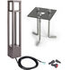 Tower 120 12.5 watt Bronze Bollard Light in 3000K Warm White LED, WAC Landscape