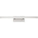 Parallax LED 18 inch Brushed Nickel Bath Vanity & Wall Light in 3500K, dweLED