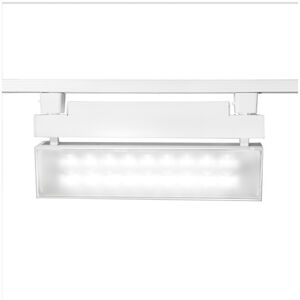 Wall Wash 1 Light 120 White Track Head Ceiling Light in 3500K, L Track