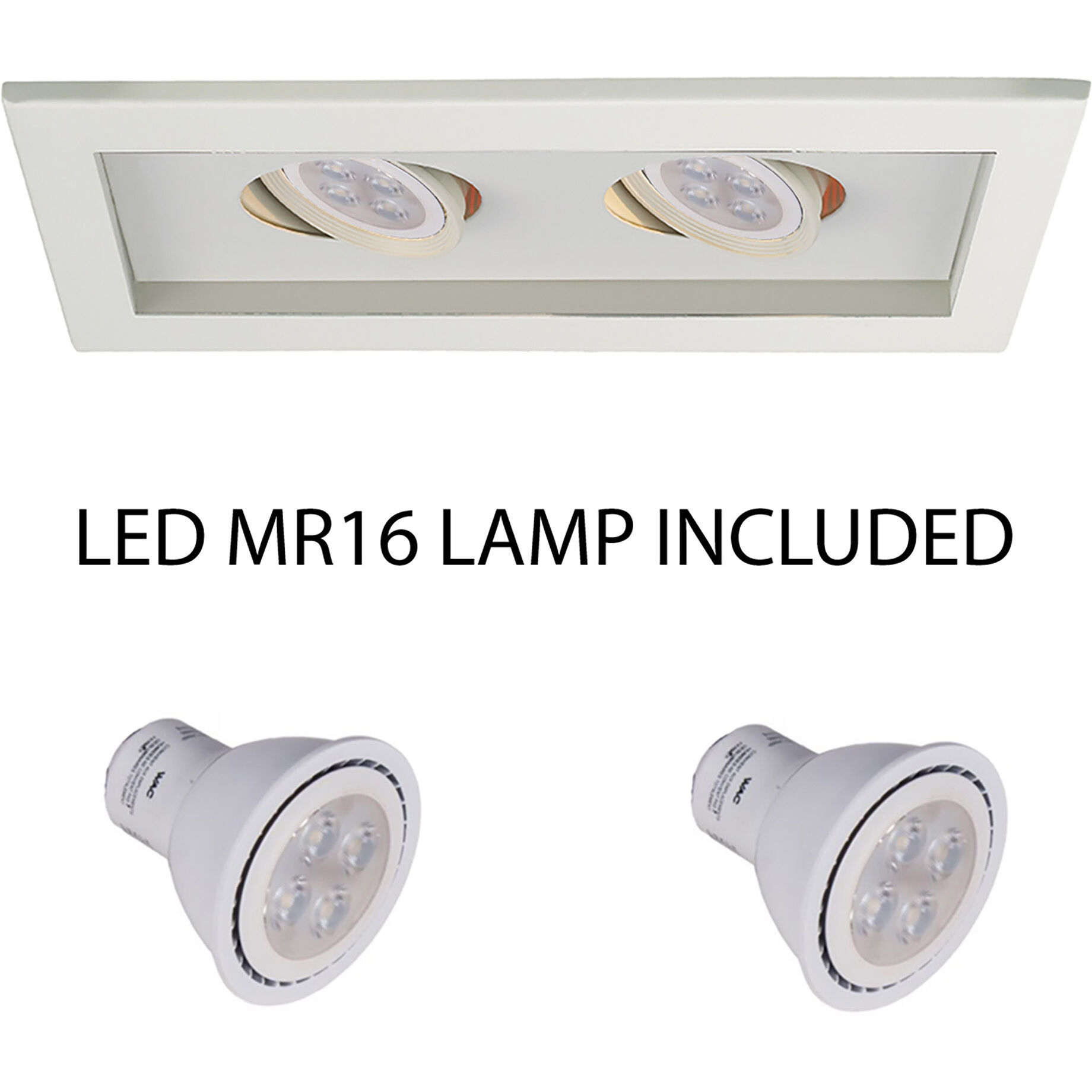 WAC LED White Recessed Lights