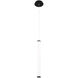 Flare LED 2.5 inch Black Mini-Pendant Ceiling Light, dweLED
