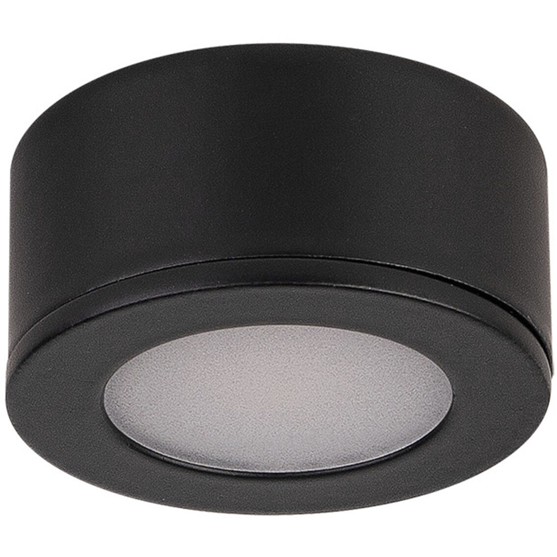 Mini Puck 1 Light 24 Black Puck Lighting Ceiling Light, WAC Limited
