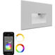 Colorscaping LED 2.25 inch White on Aluminum ADA Step and Wall Light, Colorscaping