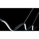Morae Linear Pendant Ceiling Light in Black, dweLED