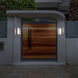 Corte Outdoor Wall Light in 3500K, dweLED