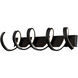 Marques LED 30 inch Black Bath Vanity & Wall Light, dweLED