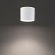 Downtown LED 5 inch White Flush Mount Ceiling Light in 4000K, dweLED