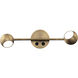 Duplex 5 inch Aged Brass Reading Light Portable Light