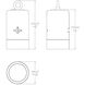 Estrella LED 2.32 inch Bronze Outdoor Mini-Pendant, WAC Landscape