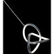 Vornado 1 Light 6 inch Black Mini Pendant Ceiling Light, dweLED