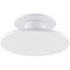 Twist-N-Lite LED 8 inch White Semi-Flush Mount Ceiling Light
