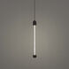 Jedi 1 Light 1.5 inch Black Mini-Pendant Ceiling Light