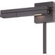 Flip Reading Light Wall Light in Bronze, dweLED