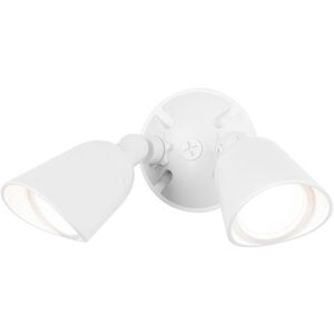 Endurance LED 5 inch Architectural White Outdoor Wall Light in 5000K 