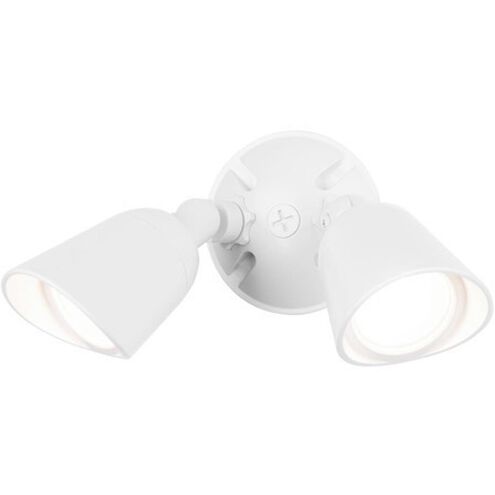 Endurance LED 5 inch Architectural White Outdoor Wall Light in 3000K 
