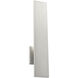 Stag LED 24 inch Brushed Aluminum Outdoor Wall Light in 3500K, dweLED