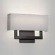 Manhattan Wall Sconce Wall Light in 22in, Brushed Bronze, dweLED