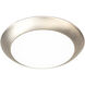 Disc LED 7.4 inch Brushed Nickel Flush Mount Ceiling Light in 4000K