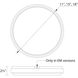 Lithium LED 18.82 inch Brushed Nickel Flush Mount Ceiling Light