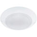 Disc LED 7.5 inch White Flush Mount Ceiling Light in 2700K