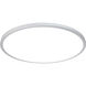 Geos LED 22.13 inch Titanium Flush Mount Ceiling Light in 2700K, dweLED
