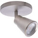 Solo Brushed Nickel 8.00 watt LED Spot Light, WAC Limited